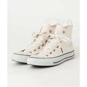 「CONVERSE」 ハイカットスニーカー 24cm ベージュ レディース