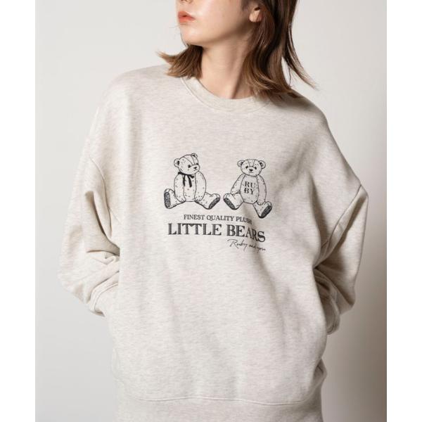 「RUBY AND YOU」 スウェットカットソー FREE グレー レディース