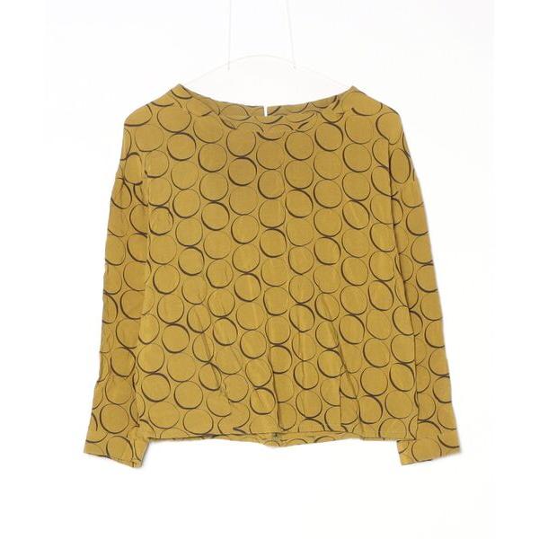「NIMES」 長袖ブラウス - イエロー レディース