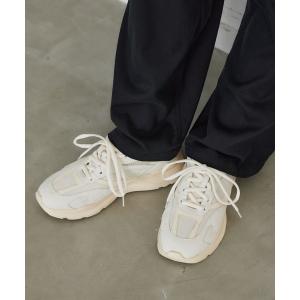 「Mazell」 ローカットスニーカー M オフホワイト レディース