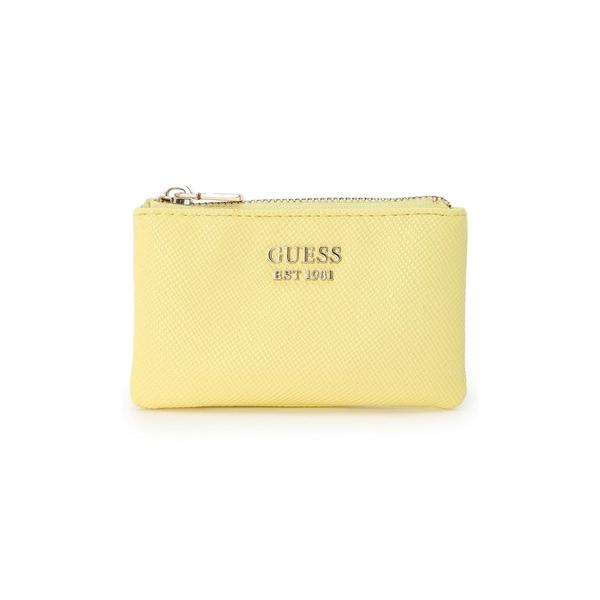 「Guess」 コインケース ONE SIZE イエロー レディース