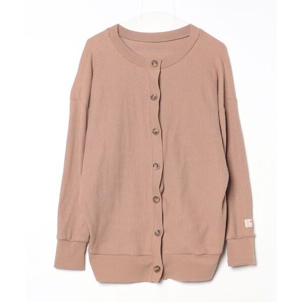 「Java」 ニットカーディガン MEDIUM ブラウン レディース