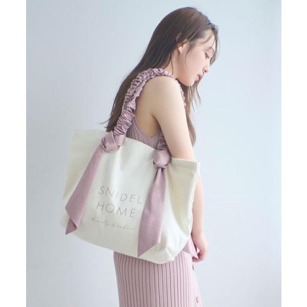「SNIDEL HOME」 トートバッグ FREE ピンクベージュ レディース