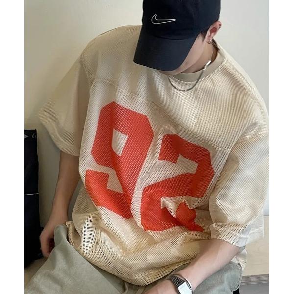 tシャツ 「26春夏新作」ナンバリングメッシュゲームT メンズ