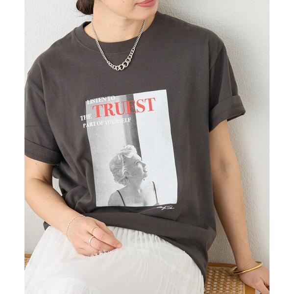 tシャツ 予約「１枚で着映え」MarilynフォトTee レディース