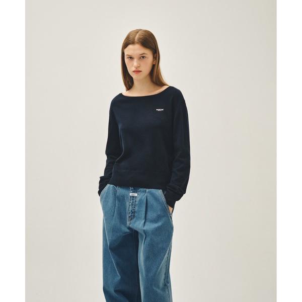 ニット セーター W BOAT NECK KNIT PULLOVER レディース
