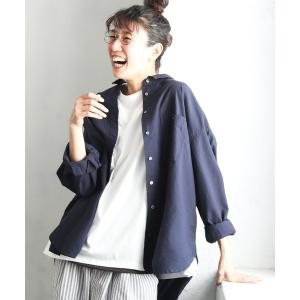 「soulberry」 7分袖シャツ L ネイビ...の商品画像