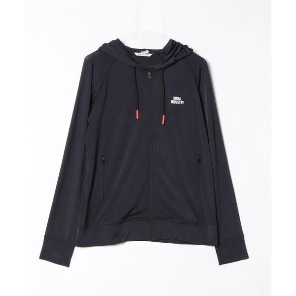 「roial」 ジップアップパーカー L ブラック メンズ