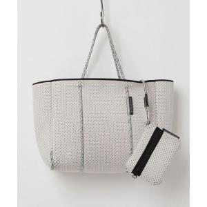 「STATE OF ESCAPE」 トートバッグ - ホワイト レディース