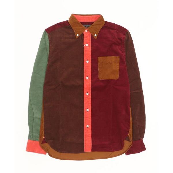 「BEAMS PLUS」 長袖シャツ X-LARGE ブラウン メンズ