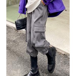 「BASQUE magenta」 カーゴパンツ X-LARGE グレー レディース