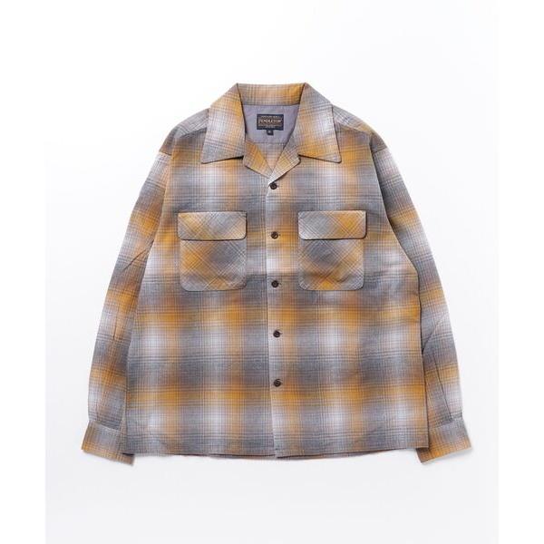 「PENDLETON」 長袖シャツ L マスタード メンズ
