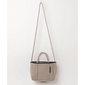 「STATE OF ESCAPE」 ワンポイント2WAYバッグ - ベージュ レディース