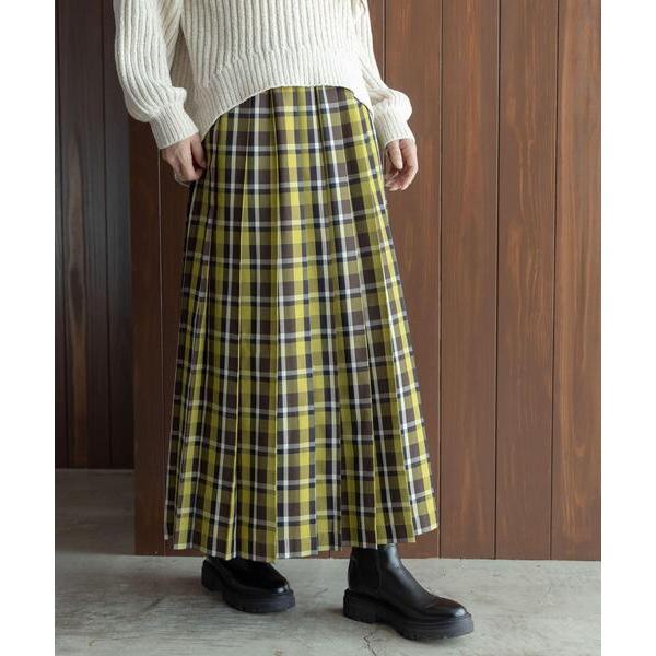 「URBAN RESEARCH Sonny Label」 プリーツスカート 36 グリーン系その他 ...