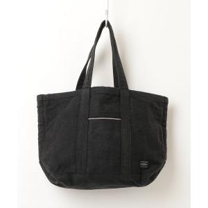 「HEAD PORTER」 ワンポイントトートバッグ - ブラック レディース