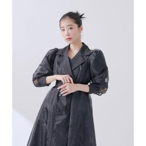 「qumerry.」 トレンチコート SMALL ブラック レディース