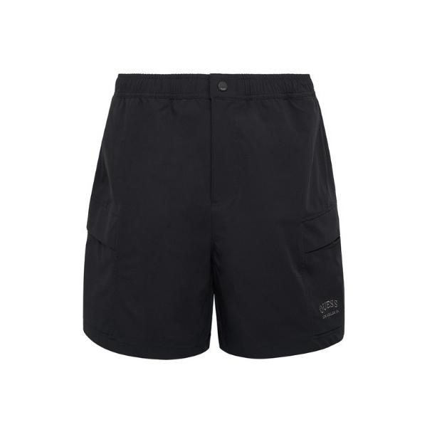 「Guess」 カーゴパンツ LARGE ブラック メンズ