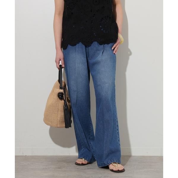 「JOURNAL STANDARD relume」 デニムパンツ 38 ネイビー レディース