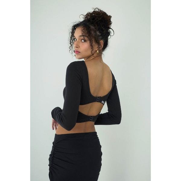 tシャツ Rib Back Adjuster Long Sleeve Top /パッドinバックアジ...