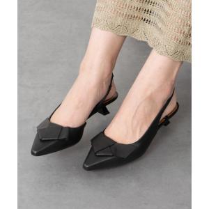 パンプス 「ANGEL ALARCON」ノットオーナメントバックバンドパンプス(D61301)
