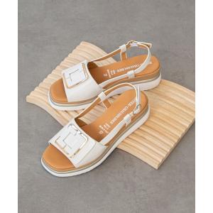 サンダル 「INTER-CHAUSSURES」バックルウエッジバックバンドサンダル(I62100) レディース