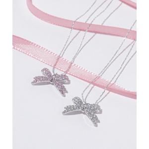 ネックレス Cubic パヴェリボンネックレス レディースの買取情報