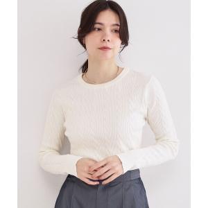 ケーブル編みニット セーター