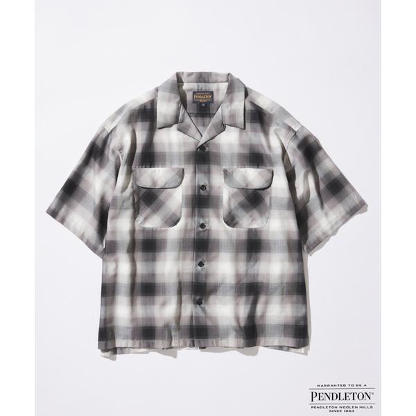 シャツ PENDLETON / ペンドルトン 別注 TR ツイル 半袖 オープンカラーシャツ メンズ