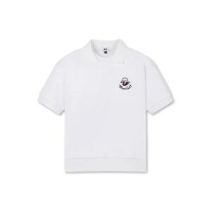 トレーナー スウェット WOMENS 襟付き半袖スウェット レディース