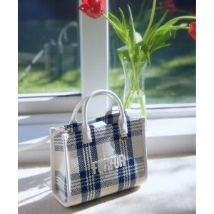 トートバッグ 「限定カラー」ラフィアロゴトートバッグ レディース