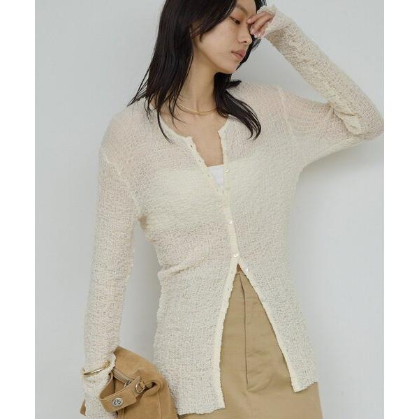 tシャツ シュリンククルーカーデ レディース