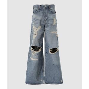 ジーンズ MB BAGGY JEANS ANGEL DAMAGE メンズ