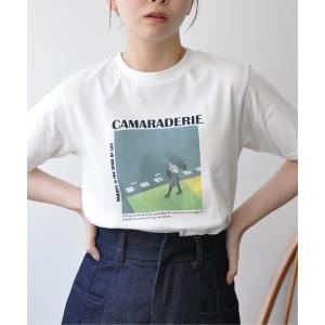 tシャツ カラーフォトプリントコンパクトＴ レディース