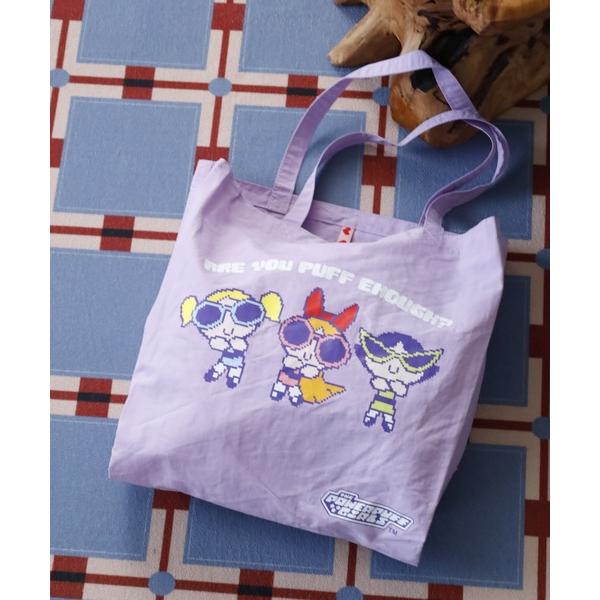 トートバッグ ThePowerpuffGirls パワーパフガールズ トートバッグ ピクセルアート ...