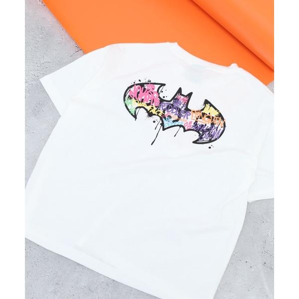 tシャツ BATMAN 半袖オーバーTシャツ バットマン キッズ 子供服 男の子 女の子
