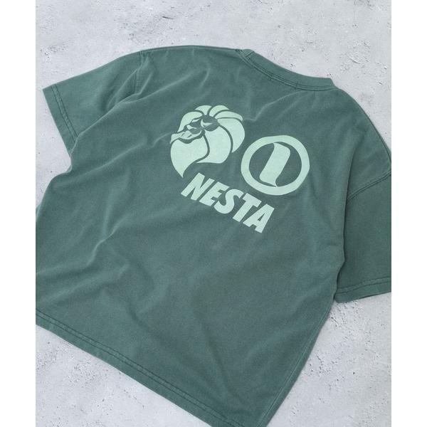 tシャツ NESTA ピグメント染め オーバーTシャツ ネスタブランド キッズ 子供服 男の子 女の...