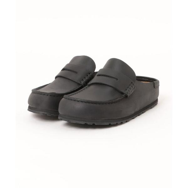 ローファー ビルケンシュトック 1029694 Naples Wrapped LEOI BLACK「...