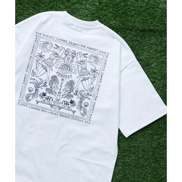 tシャツ TES BANDANA EMB BIG T-SHIRT / ビッグシルエットTシャツ メン...
