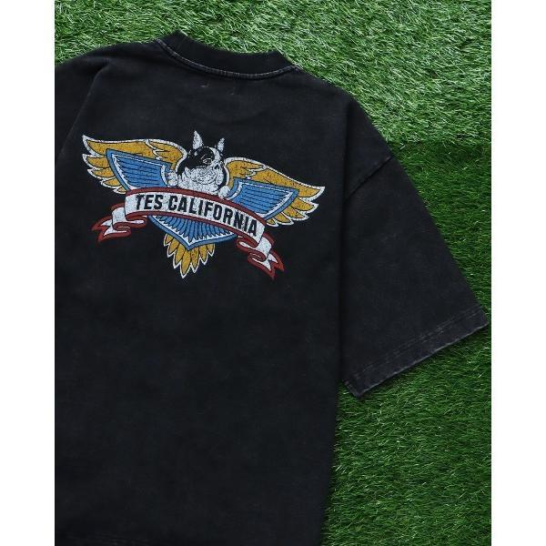 tシャツ TES VINTAGE BIKER T-SHIRT / ビッグシルエットTシャツ メンズ ...