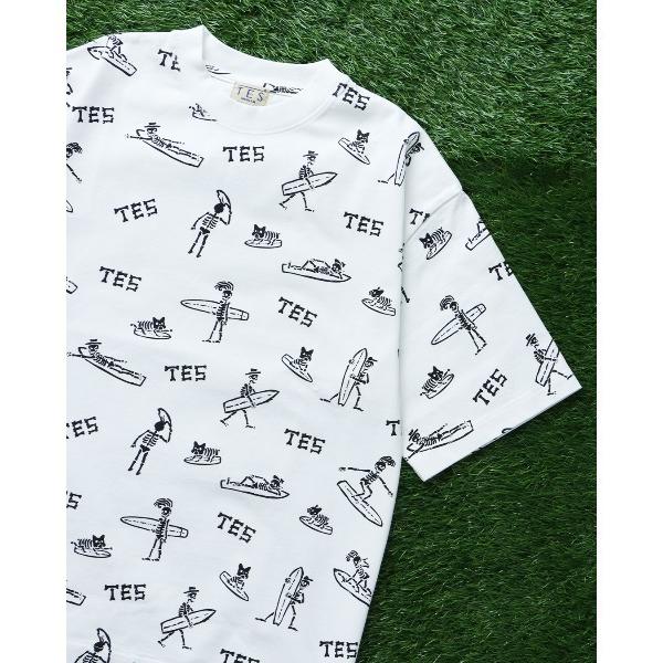 tシャツ TES ENDLESS SURFIN ALL OVER T-SHIRT / ビッグシルエッ...