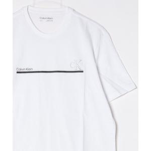 tシャツ Calvin Klein / カルバンクライン SS HD MONOGRAM CREWNK TEE モノグラム 半袖クルーネックTシャツ メンズ レディース