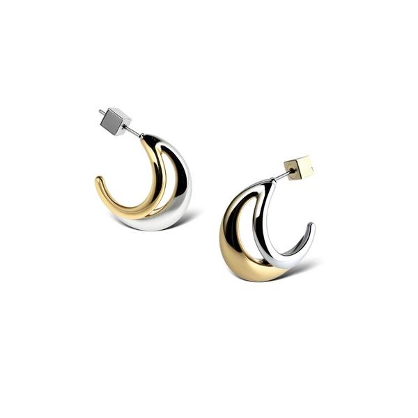 ピアス バイカラー/ Crescent Curve Piercing Contrast Editio...