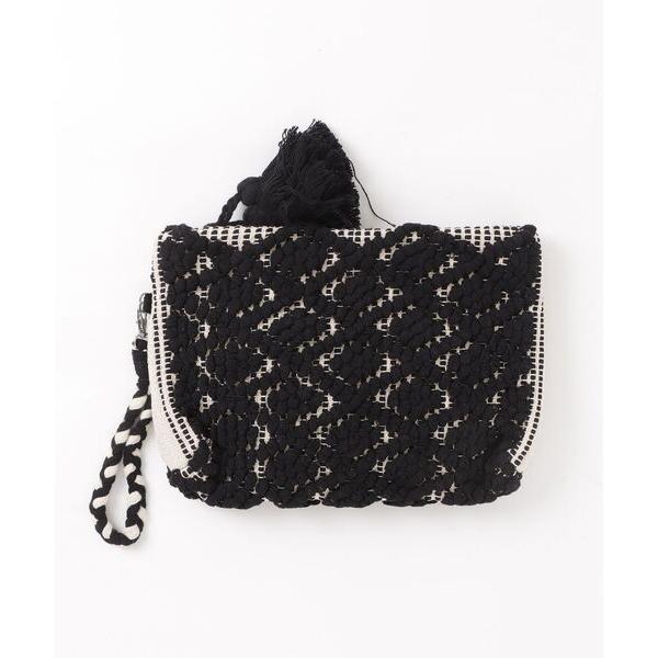 クラッチバッグ パーティーバッグ 「Swaraj/スワラージ」バブルジャガードクラッチバッグ（手織生...