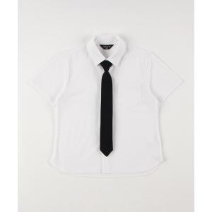 ブラウス シャツ 入学式 ネクタイ付き半袖シャツ(140-160cm) キッズ 子供服 男の子｜ZOZOTOWN Yahoo!店