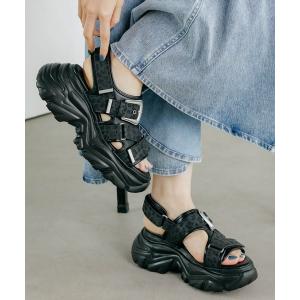 サンダル 「S/M/Lの3サイズ展開」 モードバックルスポサン レディース
