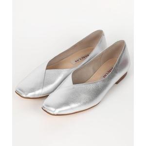 パンプス BARCLAY（バークレー）アウトステッチＶカットシューズ