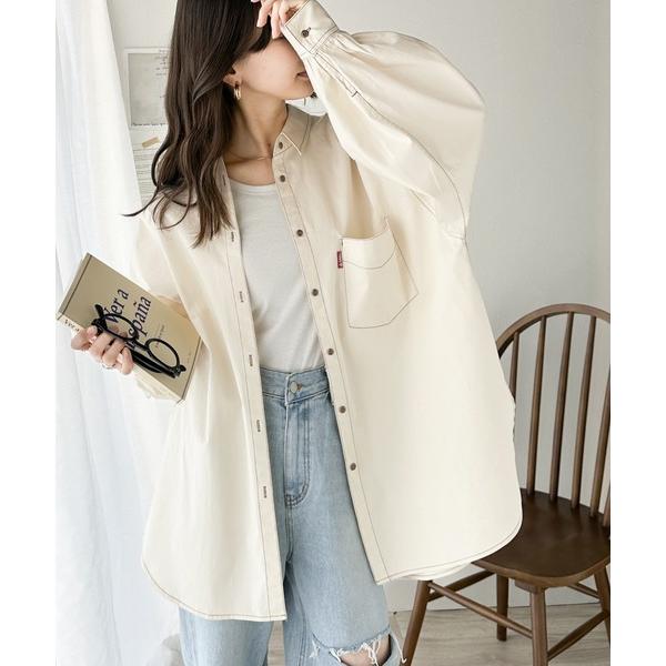 「Java」 長袖シャツ SMALL アイボリー レディース