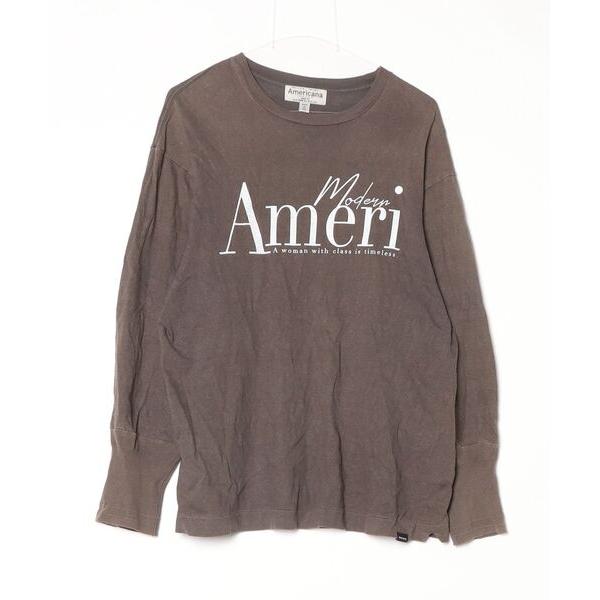 「AMERICANA」 長袖カットソー FREE スミクロ レディース