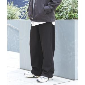 ワイドパンツ スウェットパンツ ジャージ 「WEB限定」2WAYセミワイドドロストスウェットパンツ / ストレートパンツ メンズ レディース
