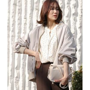 「GLOBAL WORK」 ブルゾン MEDIUM アイボリー レディース